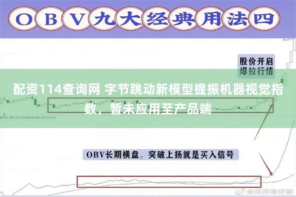 配资114查询网 字节跳动新模型提振机器视觉指数，暂未应用至产品端